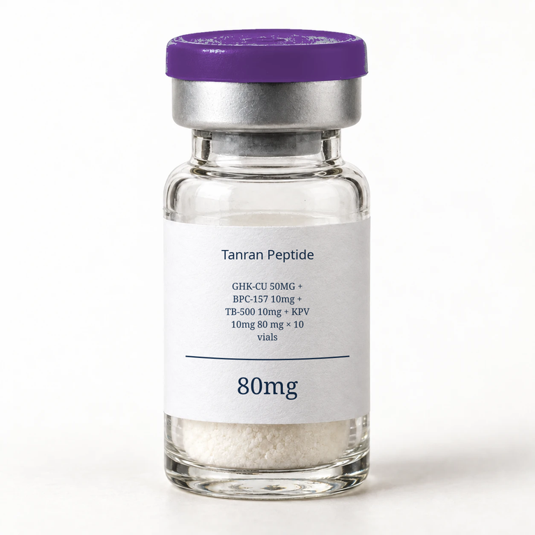 GHK-CU 50MG + BPC-157 10mg + TB-500 10mg + KPV 10mg 80 mg × 10 vials